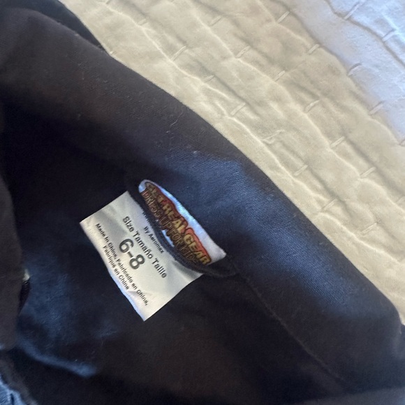 Halloween Kids Dress Up Fire Fighter Jacket & Pants Sz 6-8 - Picture 5 of 5